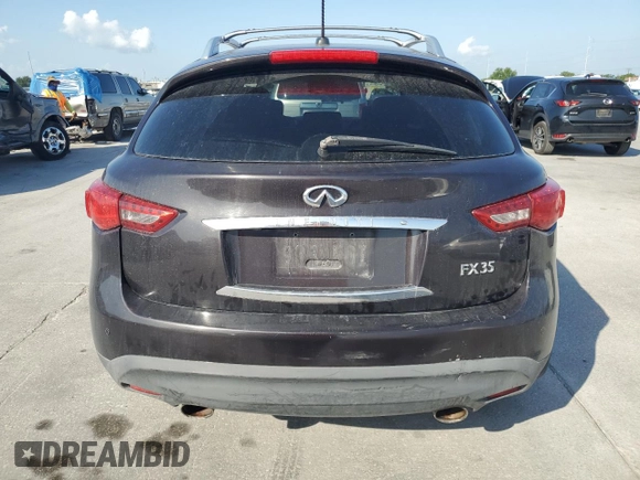 2010 Infiniti FX with VIN JN8AS1MW9AM856785, listed as a Copart auction lot 63583555 with 241,400 mi miles and Salvage title. Bid and sale history available at DreamBid. Image 6.