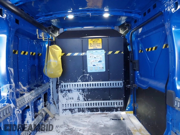 2023 Ford Transit Cargo with VIN 1FTBR1C87PKB05736, listed as a IAAI auction lot 42221931 with 40,248 mi miles and . Bid and sale history available at DreamBid. Image 8.