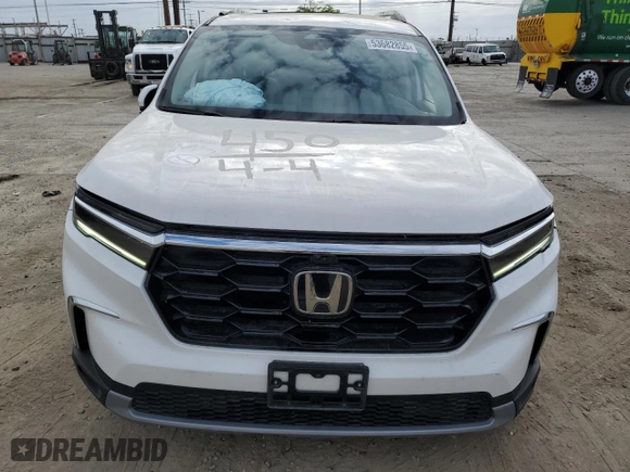 2023 Honda Pilot Elite with VIN 5FNYG1H8XPB016782, listed as a Copart auction lot 53682855 with 28,730 mi miles and Salvage Title. Bid and sale history available at carsss.com. Image 5.