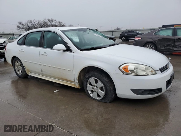 2011 Chevrolet Impala LT Fleet with VIN 2G1WG5EK8B1126510, listed as a Copart auction lot 45324565 with 126,770 mi miles and Salvage Title. Bid and sale history available at DreamBid. Image 4.