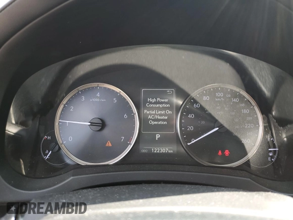 2020 Lexus IS 300 with VIN JTHD81F23L5041799, listed as a Copart auction lot 59922935 with 122,307 mi miles and Clean title. Bid and sale history available at DreamBid. Image 9.