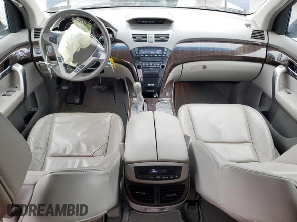 2010 Acura MDX with VIN 2HNYD2H20AH507738, listed as a Copart auction lot 45193715 with 73,130 mi miles and Salvage Title. Bid and sale history available at carsss.com. Image 8.