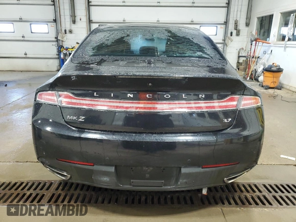 2014 Lincoln MKZ with VIN 3LN6L2GK6ER825015, listed as a Copart auction lot 53108575 with 0 mi miles and Salvage Title. Bid and sale history available at carsss.com. Image 6.