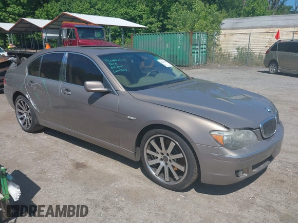 2008 BMW 7 Series 750i with VIN WBAHL83568DT14138, listed as a IAAI auction lot 42369441 with 96,101 mi miles and . Bid and sale history available at DreamBid. Image 1.