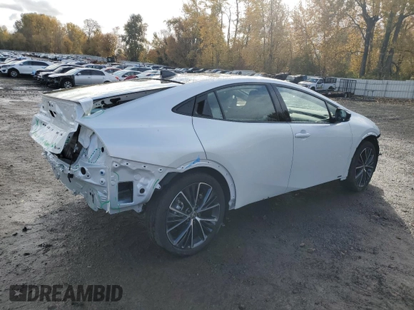 2024 Toyota Prius LE with VIN JTDADABU2R3018381, listed as a Copart auction lot 79545734 with 305 mi miles and Salvage Title. Bid and sale history available at carsss.com. Image 3.