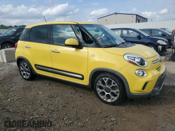 2014 FIAT 500L Trekking with VIN ZFBCFADH3EZ013560, listed as a Copart auction lot 58624435 with 161,669 mi miles and Non repairable. Bid and sale history available at DreamBid. Image 4.