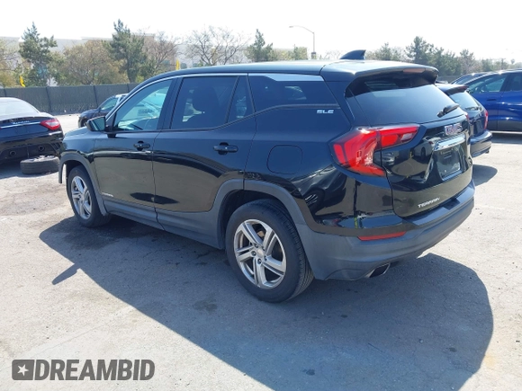 2018 GMC Terrain SLE with VIN 3GKALMEX8JL244173, listed as a IAAI auction lot 41882396 with 81,070 mi miles. Bid and sale history available at carsss.com. Image 3.