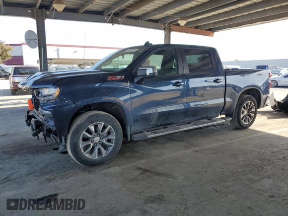 2022 Chevrolet Silverado 1500 LT with VIN 1GCUYDED5NZ218256, listed as a Copart auction lot 52565255 with 87,481 mi miles and Salvage Title. Bid and sale history available at DreamBid. Image 1.