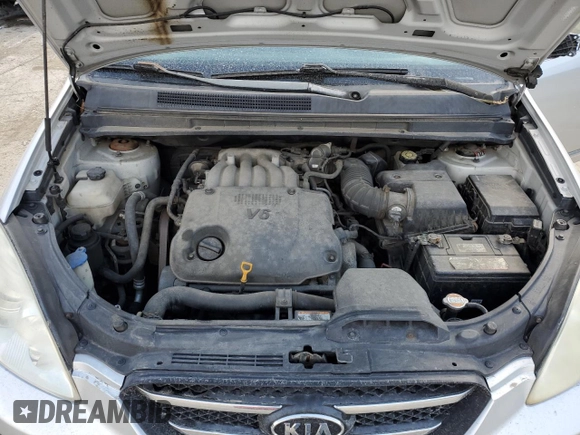 2008 Kia Rondo LX with VIN KNAFG526887129060, listed as a Copart auction lot 52691285 with 130,977 mi miles and Salvage Title. Bid and sale history available at carsss.com. Image 12.