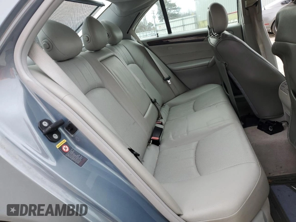 2005 Mercedes-Benz C 240 with VIN WDBRF61JX5F577623, listed as a Copart auction lot 41761925 with 74,095 mi miles and Salvage Title. Bid and sale history available at DreamBid. Image 10.