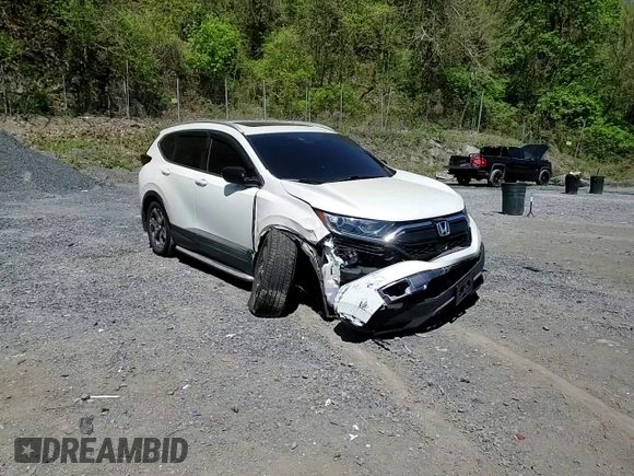 2017 Honda CR-V EX-L with VIN 5J6RW1H8XHL001280, listed as a Copart auction lot 55015985 with 58,280 mi miles and Salvage Title. Bid and sale history available at carsss.com. Image 14.