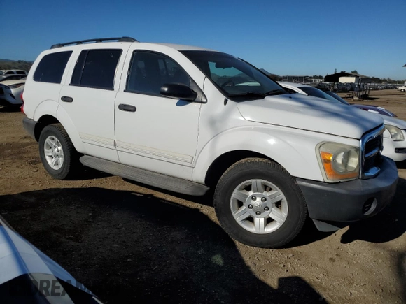 2004 Dodge Durango SXT z VIN 1D4HD38K64F229738, wystawiony jako Copart lot #88742505 z przebiegiem 184 107 mil mil oraz Szkoda całkowita • Salvage title. Historia ofert i sprzedaży dostępna na DreamBid. Obrazek 4.