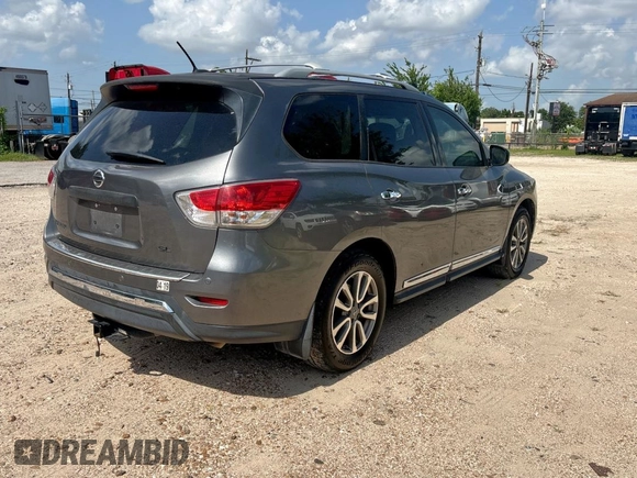 2016 Nissan Pathfinder Platinum with VIN 5N1AR2MN1GC614507, listed as a Copart auction lot 62187325 with 181,290 mi miles and Clean title. Bid and sale history available at DreamBid. Image 4.