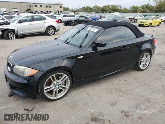2013 BMW 1 Series 135i with VIN WBAUN7C58DVM26978, listed as a Copart auction lot 77974834 with 0 mi miles and Clean Title. Bid and sale history available at carsss.com. Image 1.