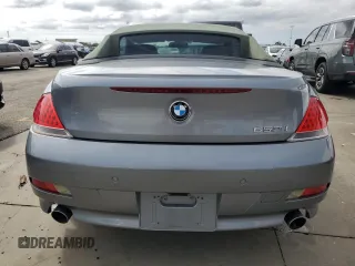 2007 BMW 6 Series 650i with VIN WBAEK135X7CN83938, listed as a Copart auction lot 74963784 with 0 mi miles and Non Repairable. Bid and sale history available at carsss.com. Image 6.