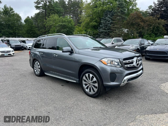 2019 Mercedes-Benz GLS 450 z VIN 4JGDF6EE8KB234462, wystawiony jako Copart lot #64525955 z przebiegiem 137 018 mil mil oraz Czysty tytuł • Clean title. Historia ofert i sprzedaży dostępna na DreamBid. Obrazek 1.