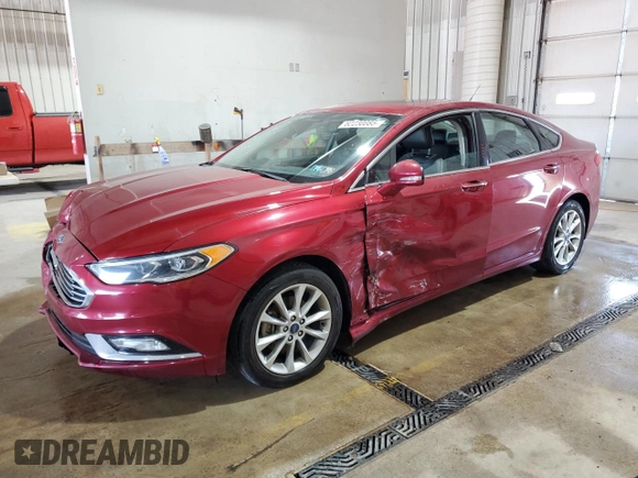 2017 Ford Fusion SE with VIN 3FA6P0HDXHR102646, listed as a Copart auction lot 62230085 with 115,915 mi miles and Salvage title. Bid and sale history available at DreamBid. Image 1.