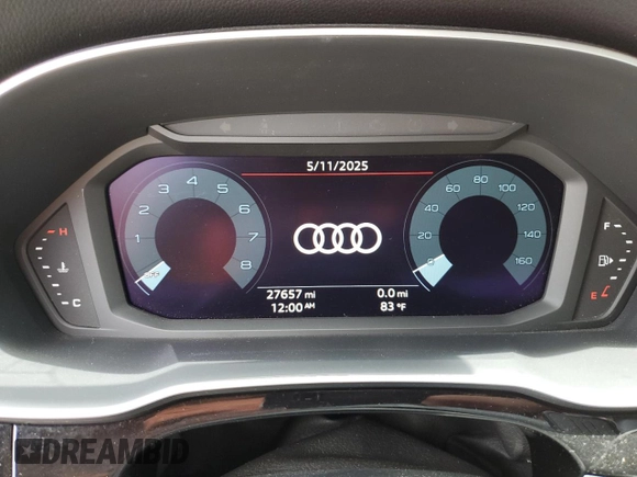 2023 Audi Q3 S line Premium z VIN WA1DECF37P1148165, wystawiony jako Copart lot #60192885 z przebiegiem 27 657 mil mil oraz Szkoda całkowita • Salvage title. Historia ofert i sprzedaży dostępna na DreamBid. Obrazek 9.