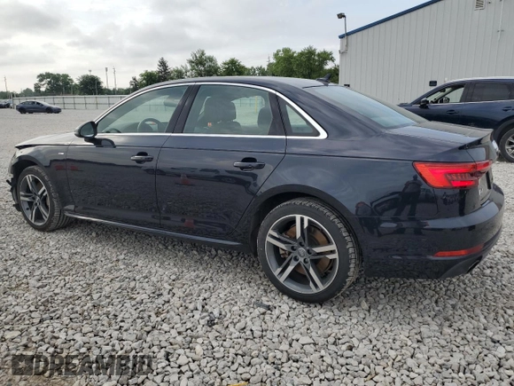 2017 Audi A4 Premium Plus with VIN WAUENAF40HN070469, listed as a Copart auction lot 61042625 with 63,087 mi miles and Salvage title. Bid and sale history available at DreamBid. Image 2.