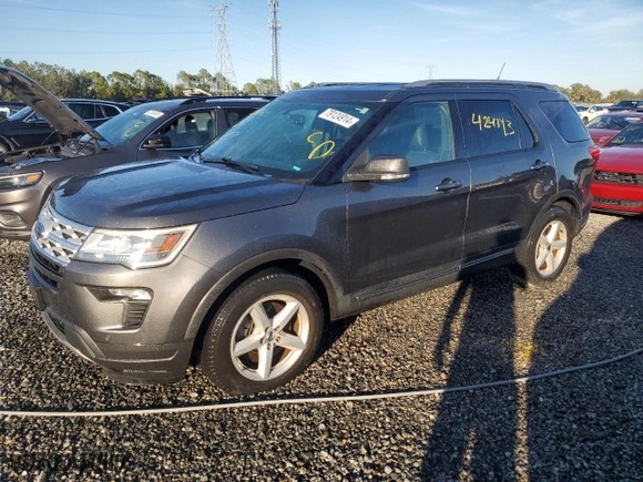 2019 Ford Explorer XLT with VIN 1FM5K7DH4KGA58255, listed as a Copart auction lot 79124914 with 42,479 mi miles and Salvage Title. Bid and sale history available at carsss.com. Image 1.