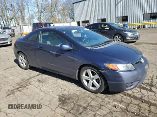 2008 Honda Civic Cpe EX with VIN 2HGFG12888H529980, listed as a Copart auction lot 47236485 with 203,192 mi miles and Salvage Title. Bid and sale history available at carsss.com. Image 4.