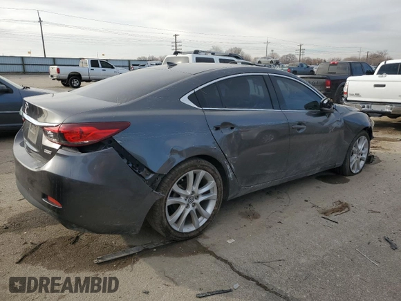 2017 Mazda 6 Touring with VIN JM1GL1V56H1139359, listed as a Copart auction lot 85530404 with 154,029 mi miles and Salvage Title. Bid and sale history available at DreamBid. Image 3.
