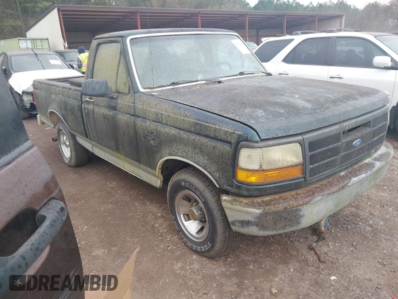 1995 Ford F-150 with VIN 1FTDF15YXSLB01360, listed as a IAAI auction lot 41505380 with 1 mi miles. Bid and sale history available at carsss.com. Image 1.