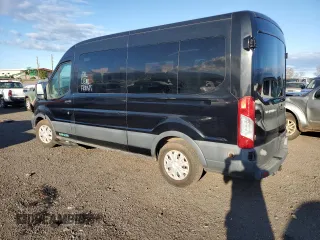 2017 Ford Transit Passenger XL with VIN 1FBZX2CM8HKB38970, listed as a Copart auction lot 55408154 with 56,597 mi miles and Salvage Title. Bid and sale history available at carsss.com. Image 2.