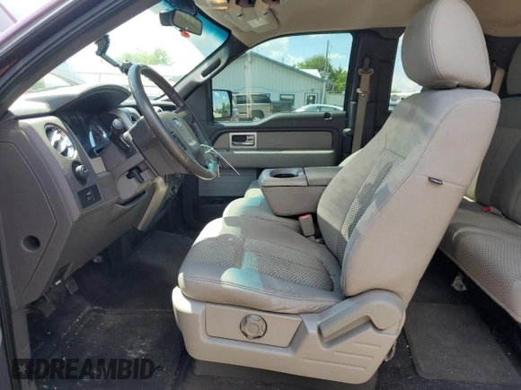 2010 Ford F-150 XL with VIN 1FTFX1EV2AKE13883, listed as a Copart auction lot 57222805 with 125,388 mi miles and Salvage title. Bid and sale history available at DreamBid. Image 7.