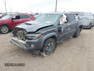 2023 Toyota Tacoma 4WD SR with VIN 3TMCZ5AN6PM554838, listed as a IAAI auction lot 41215603 with 1 mi miles. Bid and sale history available at carsss.com. Image 16.