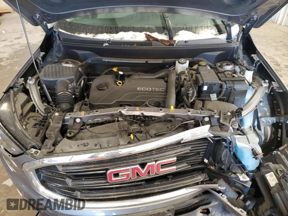 2021 GMC Terrain SLE with VIN 3GKALTEV7ML341748, listed as a Copart auction lot 89196355 with 41,618 mi miles and Salvage Title. Bid and sale history available at carsss.com. Image 12.