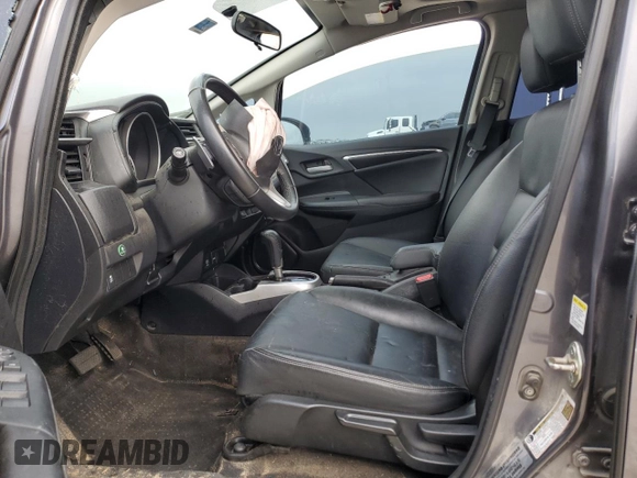 2015 Honda Fit EX-L with VIN 3HGGK5H85FM747522, listed as a Copart auction lot 51089855 with 0 mi miles and Salvage Title. Bid and sale history available at carsss.com. Image 7.