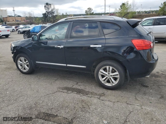 2012 Nissan Rogue SV with VIN JN8AS5MTXCW612258, listed as a Copart auction lot 50710555 with 187,320 mi miles and Salvage Title. Bid and sale history available at carsss.com. Image 2.