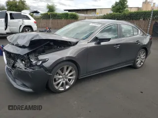 2020 Mazda 3 Select Package with VIN 3MZBPACL2LM132241, listed as a Copart auction lot 52240945 with 50,370 mi miles and Salvage Title. Bid and sale history available at carsss.com. Image 1.