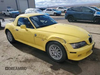 2000 BMW Z3 2.8 with VIN 4USCH3343YLF43629, listed as a Copart auction lot 88303095 with 44,020 mi miles and Salvage title. Bid and sale history available at DreamBid. Image 4.
