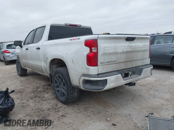 2023 Chevrolet Silverado 1500 Custom with VIN 3GCPDBEK3PG358157, listed as a IAAI auction lot 41748227 with 38,139 mi miles and . Bid and sale history available at DreamBid. Image 3.