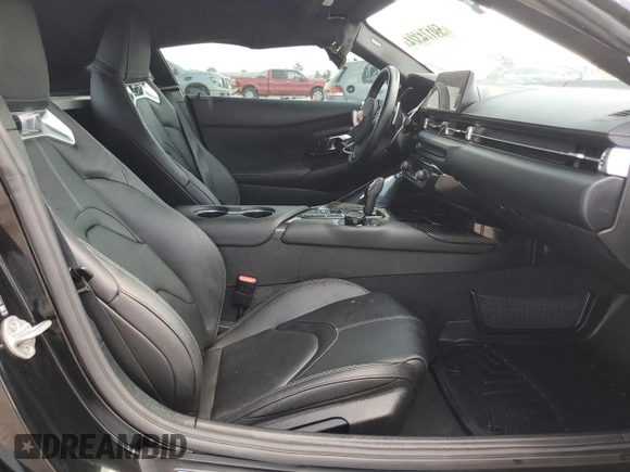 2021 Toyota GR Supra 3.0 with VIN WZ1DB0C00MW042681, listed as a Copart auction lot 59174324 with 7,718 mi miles and Salvage Title. Bid and sale history available at carsss.com. Image 10.