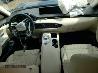 2023 Genesis GV70 Sport with VIN KMUMCDTC1PU080625, listed as a Copart auction lot 69239844 with 21,165 mi miles and Salvage Title. Bid and sale history available at DreamBid. Image 8.
