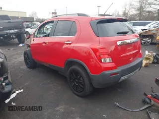 2015 Chevrolet Trax LTZ with VIN 3GNCJTSB4FL238317, listed as a IAAI auction lot 41354507 with 123,954 mi miles. Bid and sale history available at carsss.com. Image 3.