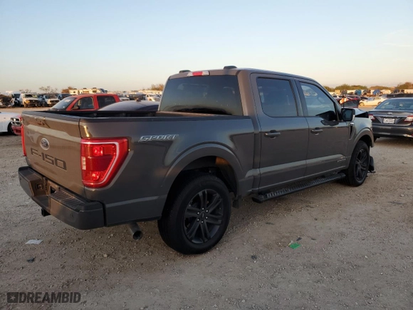 2021 Ford F-150 XL with VIN 1FTFW1CD0MFC29259, listed as a Copart auction lot 85534834 with NaN miles and Salvage Title. Bid and sale history available at carsss.com. Image 3.