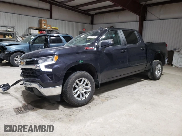 2022 Chevrolet Silverado 1500 LT with VIN 1GCUDDED7NZ605127, listed as a Copart auction lot 46609705 with 78,212 mi miles and Salvage Title. Bid and sale history available at DreamBid. Image 1.