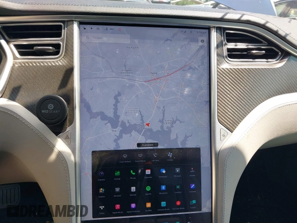 2013 Tesla Model S with VIN 5YJSA1CN0DFP21851, listed as a IAAI auction lot 42557791 with 106,328 mi miles and . Bid and sale history available at DreamBid. Image 19.