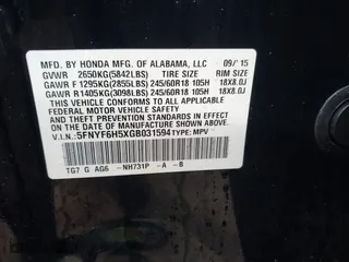 2016 Honda Pilot EX-L with VIN 5FNYF6H5XGB031594, listed as a IAAI auction lot 40409867 with 132,227 mi miles. Bid and sale history available at carsss.com. Image 9.