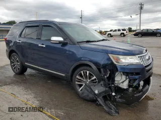 2017 Ford Explorer Platinum with VIN 1FM5K8HT4HGA97313, listed as a Copart auction lot 61678415 with 137,405 mi miles and Salvage title. Bid and sale history available at DreamBid. Image 4.