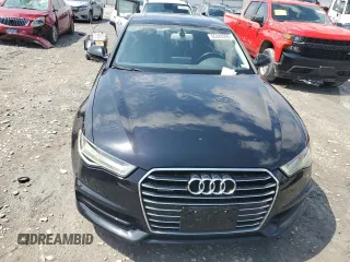 2018 Audi A6 Premium Plus with VIN WAUG8AFC7JN088562, listed as a Copart auction lot 55343595 with 76,742 mi miles and Salvage title. Bid and sale history available at DreamBid. Image 5.