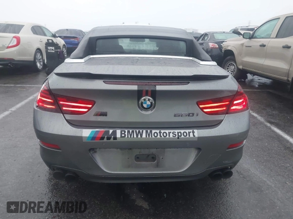 2012 BMW 6 Series 650i with VIN WBALZ3C5XCDL70748, listed as a IAAI auction lot 41502640 with 102,519 mi miles. Bid and sale history available at carsss.com. Image 16.
