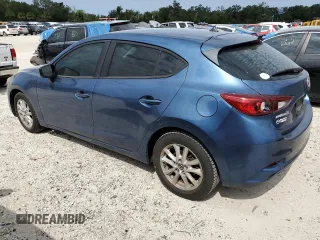 2017 Mazda 3 Sport with VIN 3MZBN1K75HM156082, listed as a Copart auction lot 76196434 with 43,578 mi miles and Salvage Title. Bid and sale history available at carsss.com. Image 2.