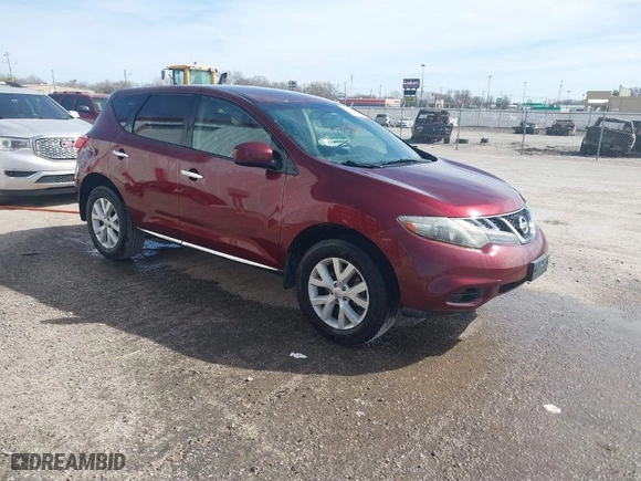 2011 Nissan Murano SV with VIN JN8AZ1MW4BW150292, listed as a IAAI auction lot 41809777 with 198,717 mi miles. Bid and sale history available at carsss.com. Image 1.