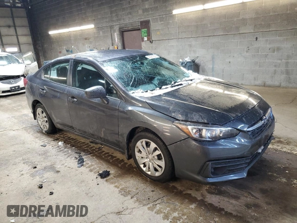 2022 Subaru Impreza with VIN 4S3GKAA64N1605626, listed as a Copart auction lot 42681605 with 38,873 mi miles and Salvage title. Bid and sale history available at DreamBid. Image 4.