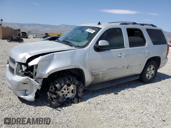 2014 Chevrolet Tahoe LT with VIN 1GNSCBE09ER118630, listed as a Copart auction lot 58906965 with 92,734 mi miles and Salvage title. Bid and sale history available at DreamBid. Image 1.